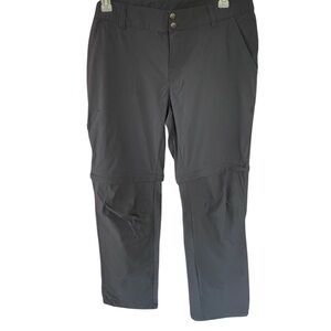 Columbia Convertible Pants Womens Size 10 Gray Straight Leg Hiking Pants